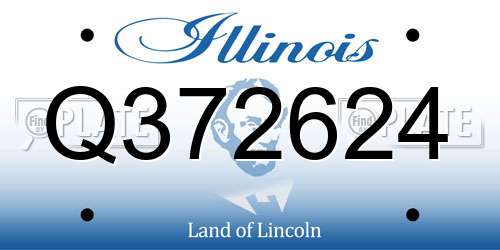 Q372624 Illinois License Plate