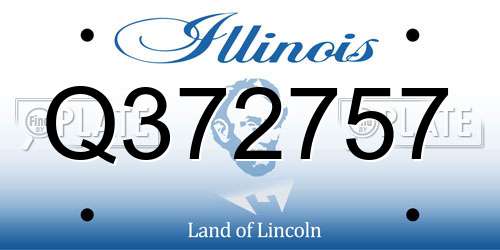 Q372757 Illinois License Plate