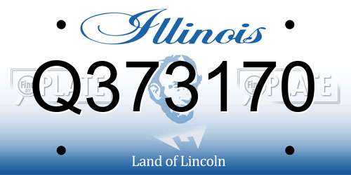 Q373170 Illinois License Plate
