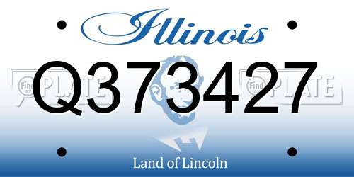 Q373427 Illinois License Plate