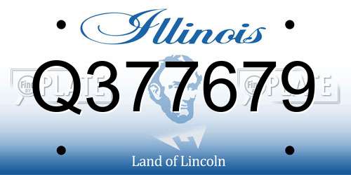 Q377679 Illinois License Plate