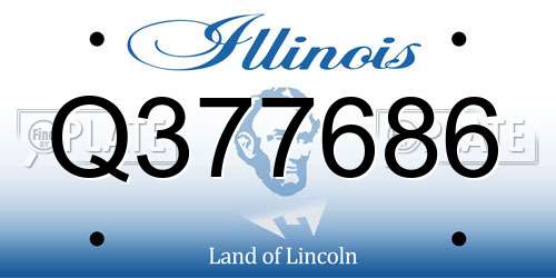 Q377686 Illinois License Plate