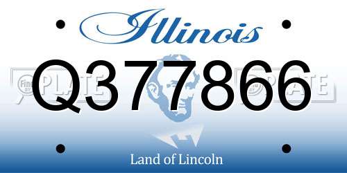 Q377866 Illinois License Plate