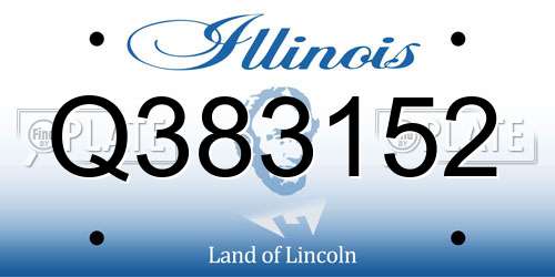 Q383152 Illinois License Plate