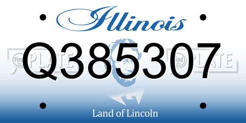 Q385307 Illinois License Plate