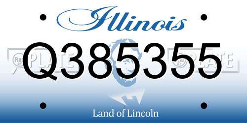 Q385355 Illinois License Plate