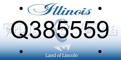 Q385559 Illinois License Plate