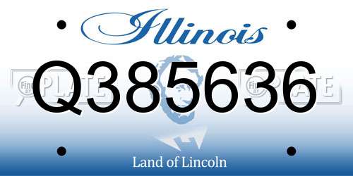 Q385636 Illinois License Plate