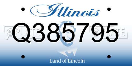 Q385795 Illinois License Plate