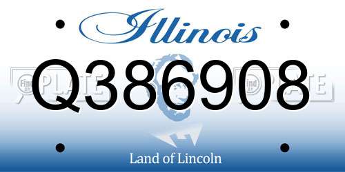 Q386908 Illinois License Plate