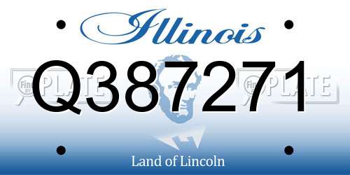 Q387271 Illinois License Plate