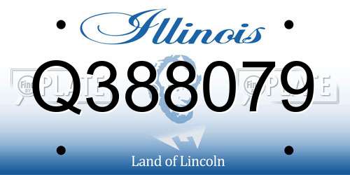 Q388079 Illinois License Plate