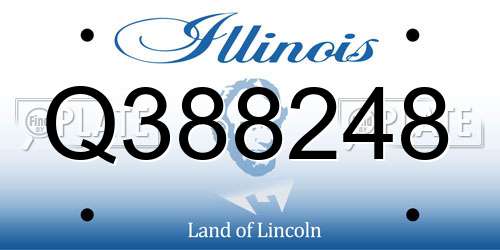 Q388248 Illinois License Plate