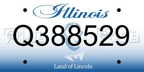 Q388529 Illinois License Plate