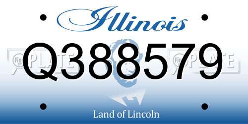 Q388579 Illinois License Plate