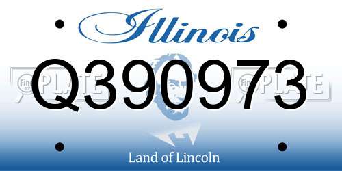 Q390973 Illinois License Plate