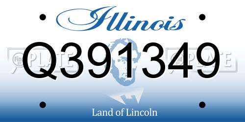 Q391349 Illinois License Plate