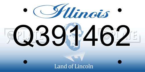 Q391462 Illinois License Plate