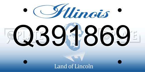 Q391869 Illinois License Plate