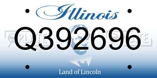 Q392696 Illinois License Plate