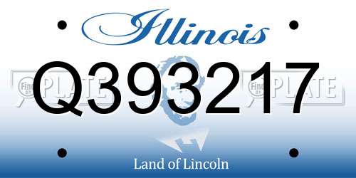 Q393217 Illinois License Plate