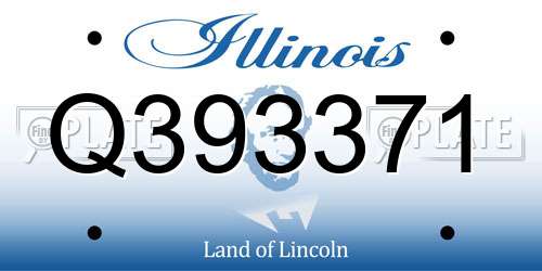 Q393371 Illinois License Plate