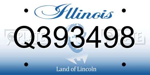 Q393498 Illinois License Plate