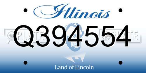 Q394554 Illinois License Plate
