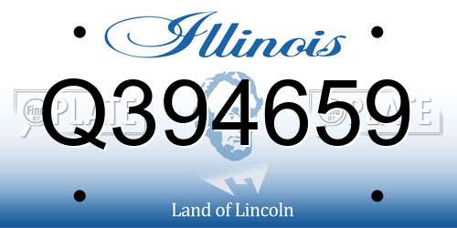 Q394659 Illinois License Plate