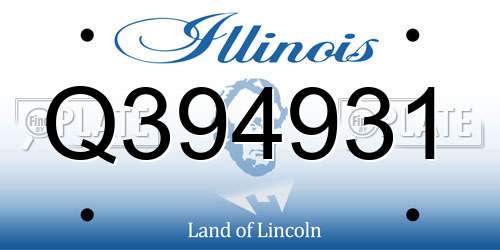 Q394931 Illinois License Plate