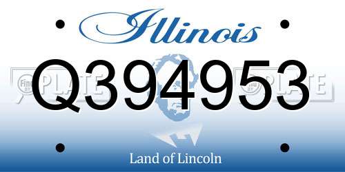 Q394953 Illinois License Plate