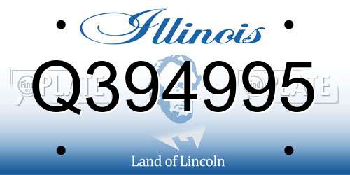 Q394995 Illinois License Plate