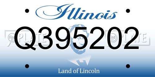 Q395202 Illinois License Plate