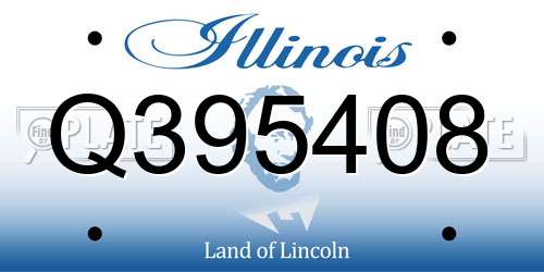 Q395408 Illinois License Plate