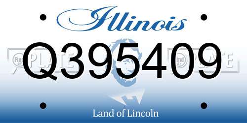 Q395409 Illinois License Plate