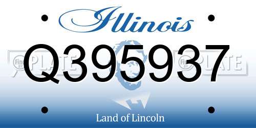Q395937 Illinois License Plate