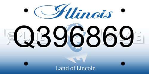 Q396869 Illinois License Plate