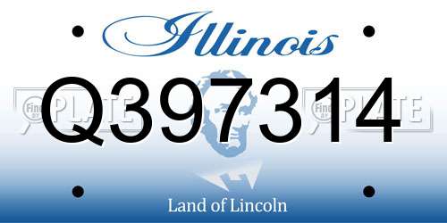 Q397314 Illinois License Plate