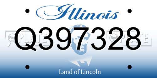Q397328 Illinois License Plate