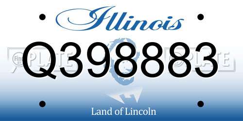 Q398883 Illinois License Plate