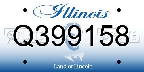 Q399158 Illinois License Plate