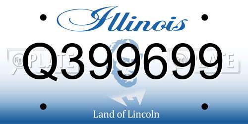Q399699 Illinois License Plate