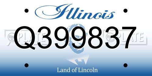 Q399837 Illinois License Plate