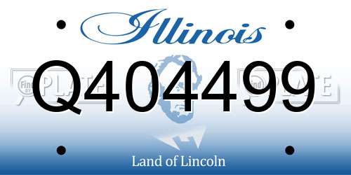 Q404499 Illinois License Plate