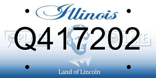Q417202 Illinois License Plate