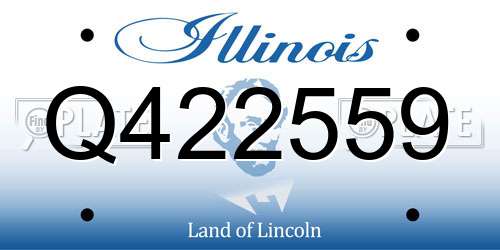 Q422559 Illinois License Plate
