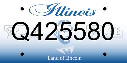Q425580 Illinois License Plate