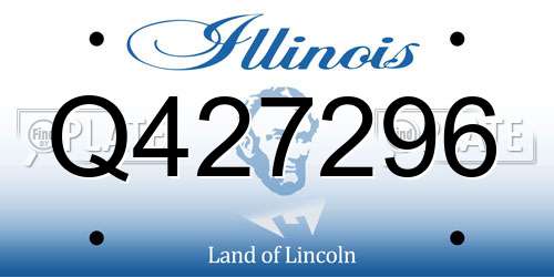 Q427296 Illinois License Plate