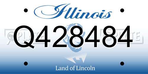 Q428484 Illinois License Plate