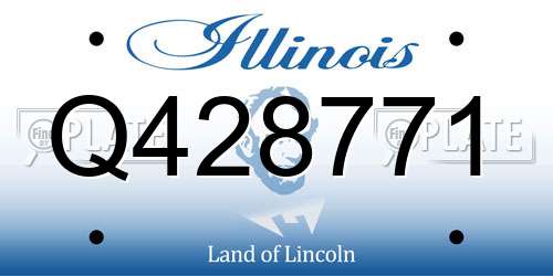 Q428771 Illinois License Plate